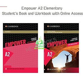 Combo Sách - Empower A2 Elementary Student’s Book And Workbook With Online Access (DN)