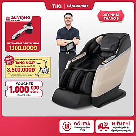CHỈ GIAO MIỀN BẮC | Ghế massage KINGSPORT CLASSIC G93 Hệ thống con lăn 3D, 30 chương trình massage tự động
