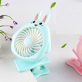 Mua Quạt sạc mini kẹp xe đẩy  treo nôi hình thú cho bé JL591