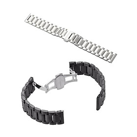 2Pack 22mm Stainless Steel Wrist Watch Band Strap For Huawei Sport Bracelet