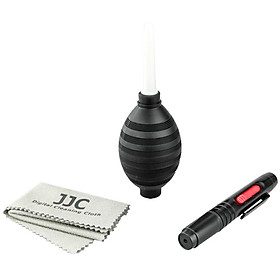 Cleaning Kit Air Blowing + Carbon Head Brush Dual Purpose Lens Pen + Lens Cleaning Cloth Universal Canon Nikon Sony F