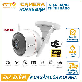 Hình ảnh Camera WIFI CS-C3N 2.0MP CS-C3N-A0-3H2WFRL 1080P, Camera Ngoài Trời Tích Hợp Micro Thu Âm, Có Màu