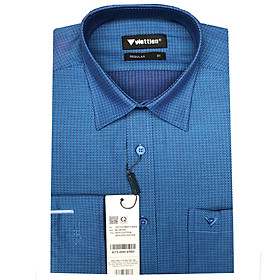 Viettien - Áo sơ mi nam dài tay họa tiết 1Q1337 form regular