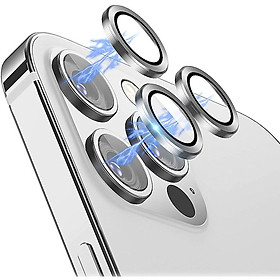 Dán vòng bảo vệ từng mắt camera cho iPhone 15 pro max / 15pro / 15 plus / ip15 chính hãng Kuzoom - Hàng chính hãng - 15 Pro Max