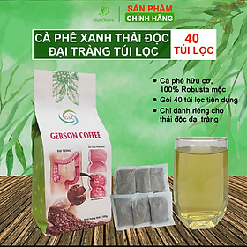 Cà phê xanh thải độc đại tràng, cà phê hữu cơ thải độc dạng túi lọc (Gói 500g gồm 40 túi lọc) - Gerson Coffee