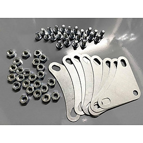 Mua Bộ bulong ốc vít  ke góc lắp kệ sắt v lỗ đa năng