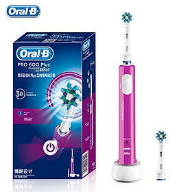 Bàn chải đánh răng điện có thể sạc lại Oral B Pro600 Plus