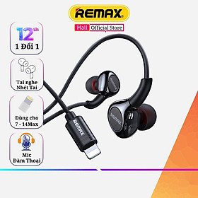 Mua Tai nghe có dây nhét tai chân lP chống ồn gaming chơi game pubg Remax RM-655i - Sản phẩm chính hãng Remax - Hàng Chính Hãng