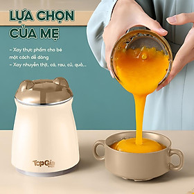 Mua Hàng chính hãng Máy xay đa năng mini M7-02 cầm tay TopGiaKids  xay đồ ăn dăm cho bé  dung tích 300ml