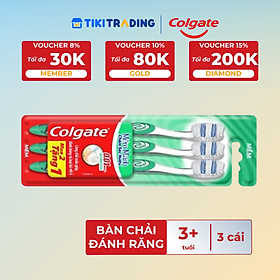 Bộ 3 bàn chải Colgate chăm sóc nướu ( màu ngẫu nhiên )