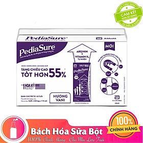 Thùng 48 Hộp Sữa Nước Abbott Pediasure Vani 110ml cho trẻ từ 1 - 10 tuổi