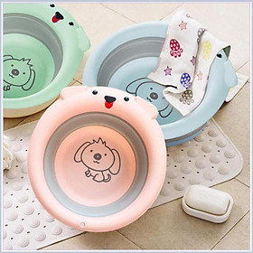 Mua Chậu rửa mặt silicon gấp gọn đa năng cho bé