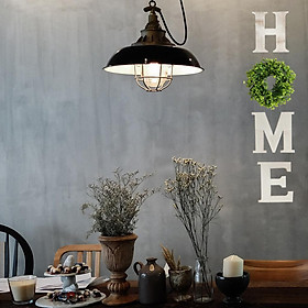 Hình ảnh Home Sign Letters Decorative Wooden Block Word Signs Home Farmhouse Black