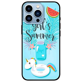 Ốp lưng dành cho Iphone 13 Mini - Iphone 13 - Iphone 13 Pro -  Iphone 13 Pro Max - Girl's Summer