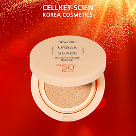 Phấn Nước Che Khuyết Điểm Nâng Tone Kiềm Dầu Chống Nắng Dưỡng Da Dewytree Urban Shade Cover & Fit Sun Cushion SPF50+ PA++++(14g)