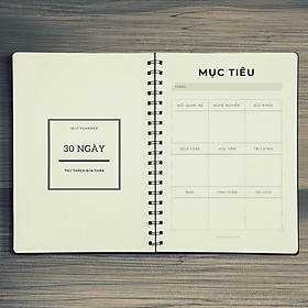 Sổ tay planner thách thức và rèn luyện bản thân trong 1 tháng- Giao Mẫu Ngẫu Nhiên