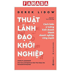 Sách - Thuật Lãnh Đạo Khởi Nghiệp