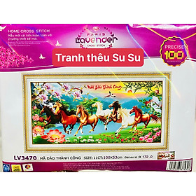 Mua Tranh thêu chữ thập Mã đáo thành công LV3470  kích thước 100 x 53 cm