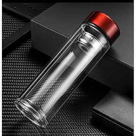 Mua Bình Trà Thủy Tinh 2 Lớp Có Lọc Trà Đơn Giản 320ml