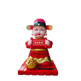 Mua TƯỢNG THẦN TÀI GẬT ĐẦU NĂNG LƯỢNG MẶT TRỜI MAY MẮN CAO 11.5CM