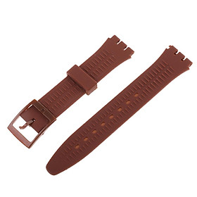17mm Silicone Rubber Watch Strap Band Waterproof Watchbands Lots Color Pick