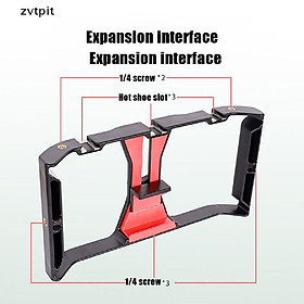 [ZVPT] Video Camera Cage Stabilizer Mount Holder Handheld Frame Film Rig Vlog Phone DSF