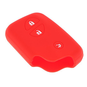 Silicone Remote Key Fob Case Cover Fit For Lexus IS460 300 250 GX460 Red