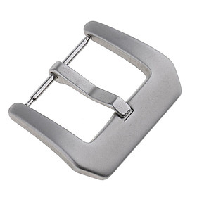 Stainless Steel Screw-in Pin Buckle Clasp For Leather