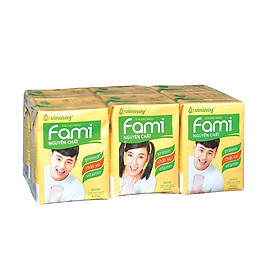 Lốc 6 Sữa Đậu Nành Fami 200ML