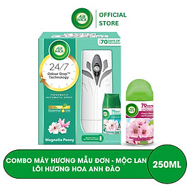 Máy xịt phòng tự động AIRWICK, Anh Quốc, 3 chế độ xịt tự động, ngát hương 24/7, thời gian sử dụng lên đến 70 ngày