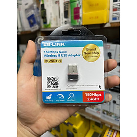 USB Thu Wifi cho PC - Laptop LB-Link NaNo Tiện Lợi - Hàng Nhập Khẩu
