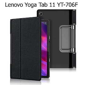 Bao Da Cover Dành Cho Máy Tính Bảng Lenovo Yoga Tab 11 YT-706F 2021 Hỗ Trợ Smart Cover
