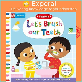 Sách - Let's Brush our Teeth - How To Brush Your Teeth by Campbell Books (UK edition, boardbook)