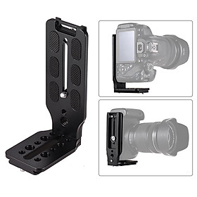 Giá đỡ chụp thẳng đứng hợp kim nhôm với vít 1/4 inch cho Canon Nikon Sony DSLR