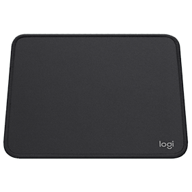 Lót chuột Logitech Mouse Pad - Đế cao su chống trượt, lướt dễ dàng, bề mặt chống đổ tràn, bền bỉ, nhỏ gọn - Màu đen - Hàng chính hãng