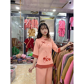 ĐỒ LAM ĐI CHÙA Mầu Đài Loan Vải Tơ - Đũi Cao Cấp