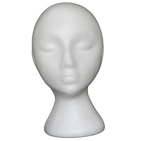 Female Foam Mannequin Manikin Head Model Wigs Hair Hats Display 53.5 cm