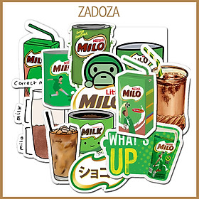 Sticker milo decal dán laptop , điện thoại hình dán trang trí