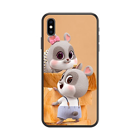 Ốp lưng TPU viền dẻo cho điện thoại IPHONE XS MAX Hình Chuột Tết 2020 - Mẫu 24