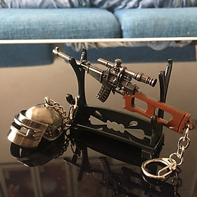 Combo Móc Khóa VSS Với Mũ 3 Pubg - Tặng Kệ Trưng Bầy