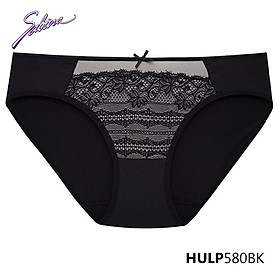 Quần Lót Lưng Vừa Cạp Ngắn Phối Ren Màu Đen Habpy Lady By Sabina HULP580BK