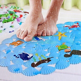 Thảm nhà tắm vỏ sò chống trơn