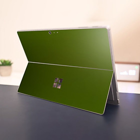 Mua Skin dán hình Aluminum Chrome xanh rêu cho Surface Go  Pro 2  Pro 3  Pro 4  Pro 5  Pro 6  Pro 7  Pro X