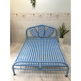 Mua Giường sắt cách điệu nhiều kích thước từ 0.8 đến 1m8 mẫu 26