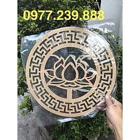 Mua hình hoa sen trang trí bàn thờ bằng alu