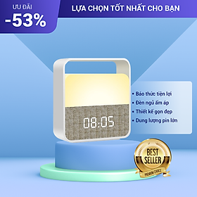 Mua Đồng Hồ Báo Thức Tích Hợp Đèn Ngủ Cài Đặt 3 Nhóm Báo Thức Tiện Dụng  Dung Lượng Pin Lớn