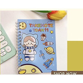 Sổ tay takenote toán 11 bản mới nhất có mục lục khổ A5