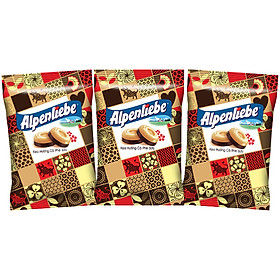 Combo 3 Gói Kẹo Alpenliebe Hương Cà Phê Sữa (Gói 110 viên)