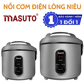 Nồi cơm điện lòng niêu 3D Masuto MS-RC1200 1,2 lít Model 2023