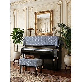 Khăn phủ đàn piano cơ đàn piano điện tử 88 phím sang trọng cổ điển trang trí giáng sinh noel năm mới Tết sinh nhật - Hàng chính hãng